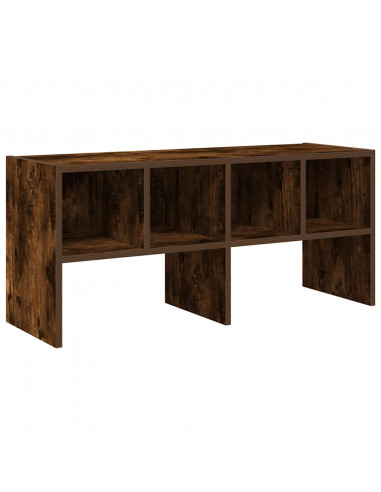 Scarpiera Impilabile Rovere Fumo 89,5x30x40 cm
