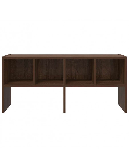 Scarpiera Impilabile Rovere Marrone 89,5x30x40 cm