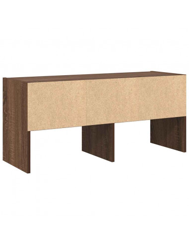 Scarpiera Impilabile Rovere Marrone 89,5x30x40 cm