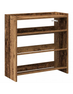 Scarpiera Legno Antico 60x25x62 cm in Legno Multistrato