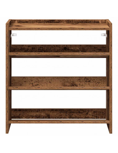 Scarpiera Legno Antico 60x25x62 cm in Legno Multistrato