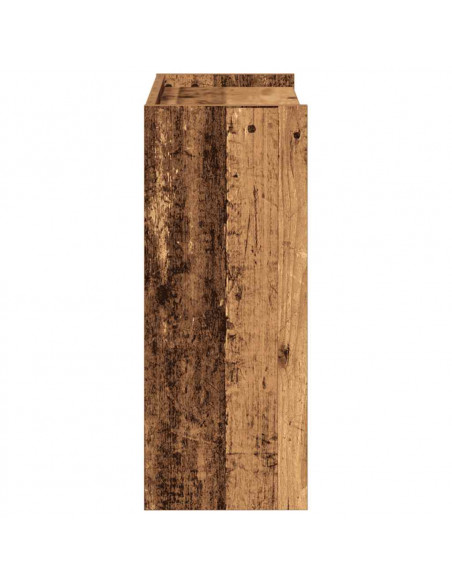 Scarpiera Legno Antico 60x25x62 cm in Legno Multistrato