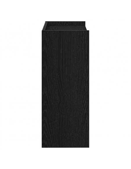 Scarpiera Nera 60x25x62 cm in Legno Multistrato