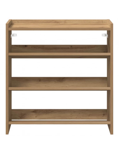 Scarpiera Rovere Artigianale 60x25x62 cm in Legno Multistrato