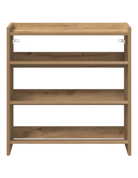 Scarpiera Rovere Artigianale 60x25x62 cm in Legno Multistrato