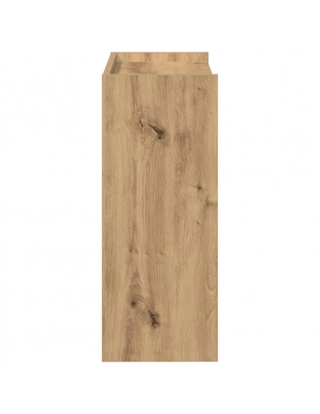 Scarpiera Rovere Artigianale 60x25x62 cm in Legno Multistrato