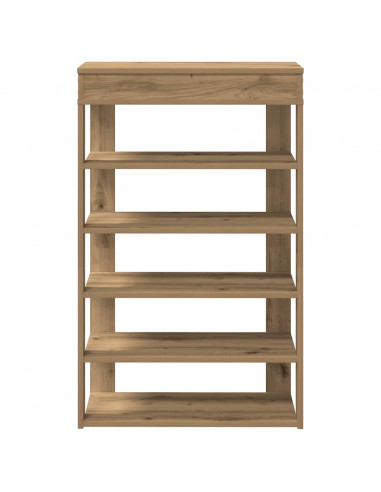 Scarpiera Rovere Artigianale 60x30x98 cm in Legno Multistrato