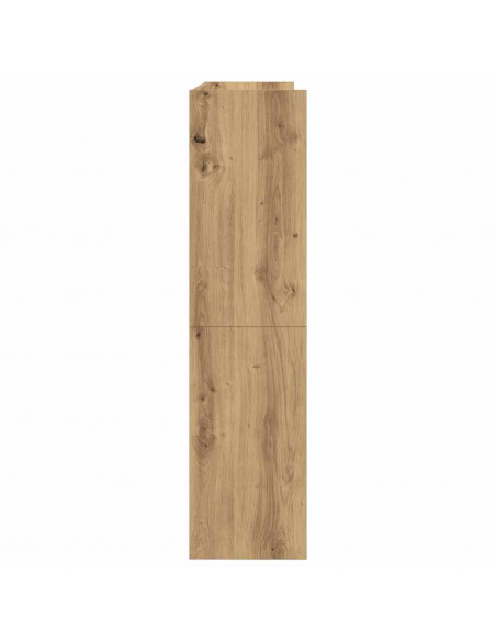 Scarpiera Rovere Artigianale 80x25x100 cm in Legno Multistrato