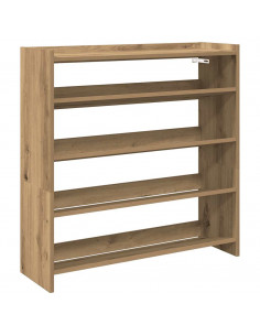 Scarpiera Rovere Artigianale 80x25x81 cm in Legno Multistrato