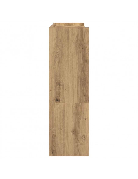 Scarpiera Rovere Artigianale 80x25x81 cm in Legno Multistrato