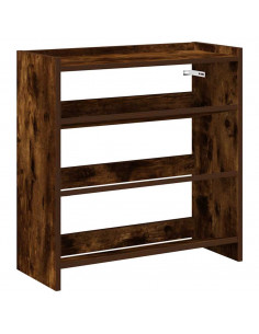 Scarpiera Rovere Fumo 60x25x62 cm in Legno Multistrato