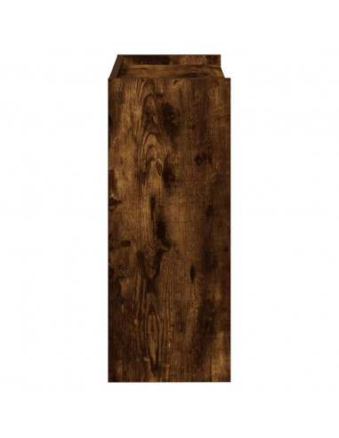 Scarpiera Rovere Fumo 60x25x62 cm in Legno Multistrato