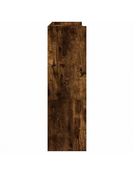 Scarpiera Rovere Fumo 80x25x81 cm in Legno Multistrato