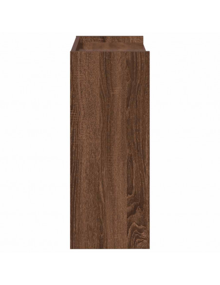 Scarpiera Rovere Marrone 60x25x62 cm in Legno Multistrato