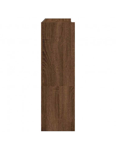 Scarpiera Rovere Marrone 80x25x81 cm in Legno Multistrato