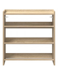 Scarpiera Rovere Sonoma 60x25x62 cm in Legno Multistrato