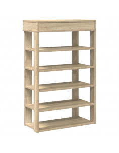 Scarpiera Rovere Sonoma 60x30x98 cm in Legno Multistrato