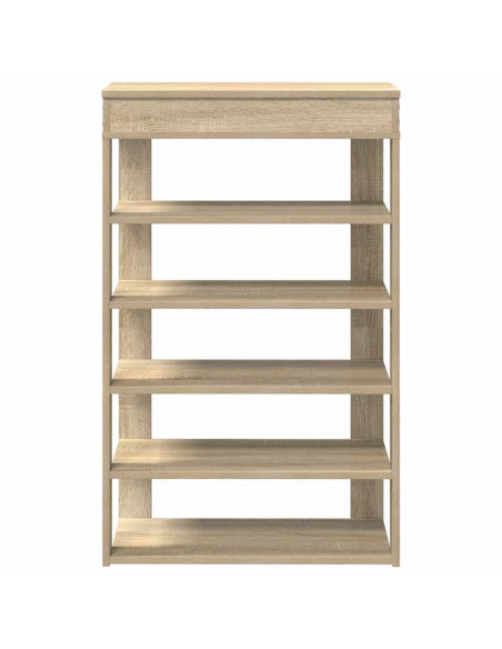 Scarpiera Rovere Sonoma 60x30x98 cm in Legno Multistrato