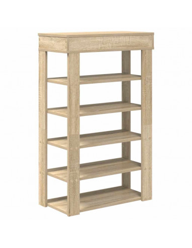 Scarpiera Rovere Sonoma 60x30x98 cm in Legno Multistrato