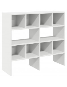 Scarpiere 2 pz Impilabili Bianche 89,5x30x40 cm