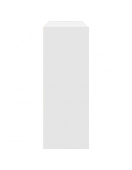 Scarpiere 2 pz Impilabili Bianche 89,5x30x40 cm