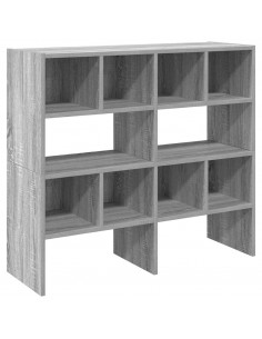 Scarpiere 2 pz Impilabili Grigio Sonoma 89,5x30x40 cm