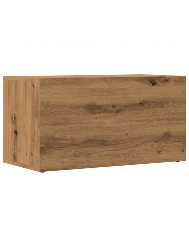 Scatola Portaoggetti Artigianale 69,5x34x36cm Legno Multistrato