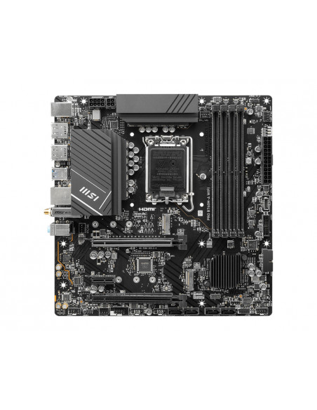 MSI PRO B760M-A WIFI scheda madre Intel B760 LGA 1700 micro ATX