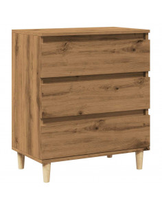 Credenza Rovere Artigianale 60x35x70 cm in Legno Multistrato