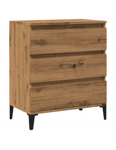 Credenza Rovere Artigianale 60x35x70 cm in Legno Multistrato