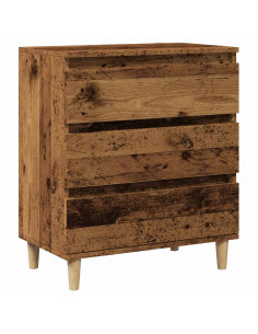 Credenza Legno Vecchio 60x35x70 cm in Legno Multistrato