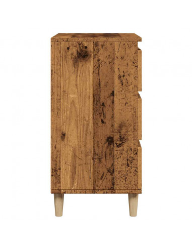 Credenza Legno Vecchio 60x35x70 cm in Legno Multistrato