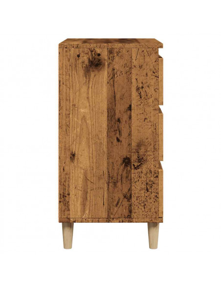 Credenza Legno Vecchio 60x35x70 cm in Legno Multistrato