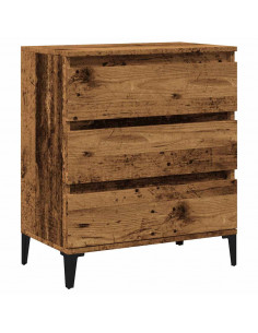 Credenza Legno Vecchio 60x35x70 cm in Legno Multistrato