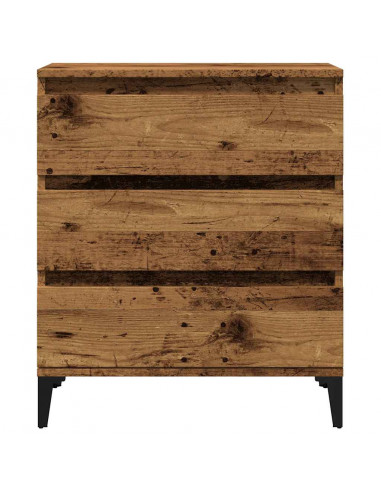 Credenza Legno Vecchio 60x35x70 cm in Legno Multistrato