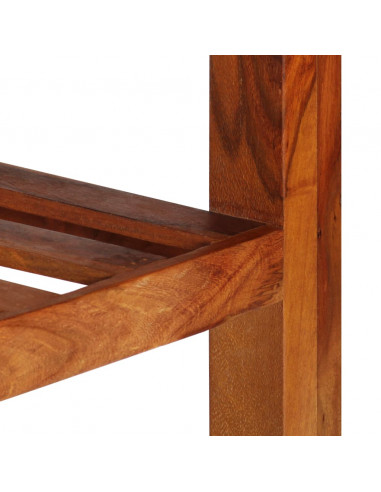 Credenza con 3 Cassetti 110x30x80 cm Legno Massello di Acacia