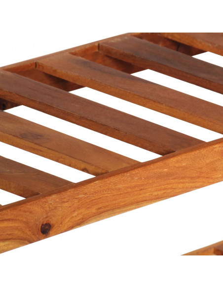 Credenza con 3 Cassetti 110x30x80 cm Legno Massello di Acacia