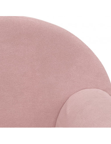 Divano per Bambini Rosa in Morbido Peluche