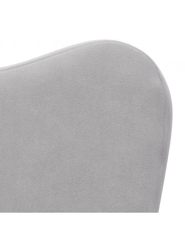 Divano per Bambini Grigio Chiaro in Morbido Peluche