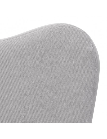 Divano per Bambini Grigio Chiaro in Morbido Peluche