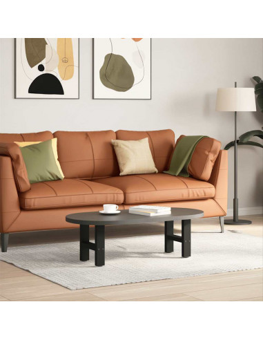 Gambe per Tavolino 2 pz Nero 30×40 cm in Acciaio