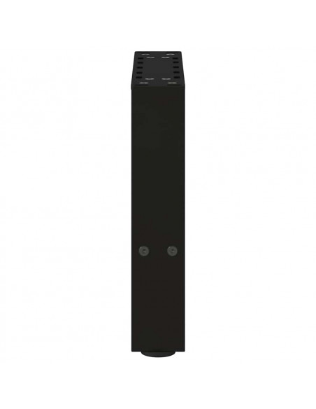 Gambe per Tavolino 2 pz Nero 30×40 cm in Acciaio