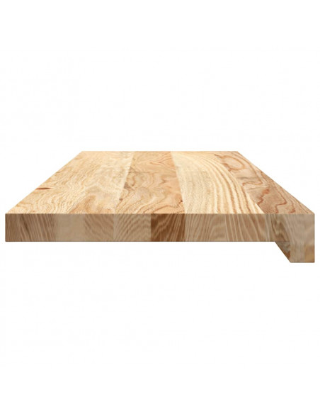 Gradini 8 pz 70x30x2 cm in Rovere Massello Non Trattato