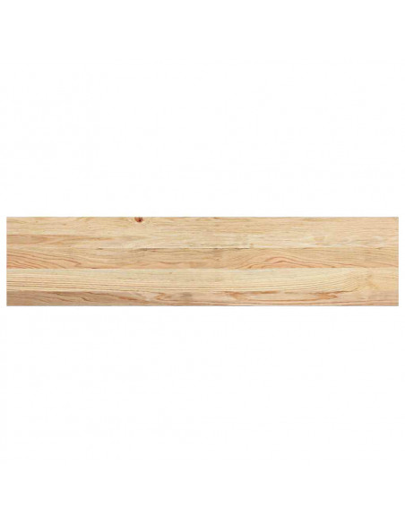 Gradini 8 pz 110x25x2 cm in Rovere Massello Non Trattato