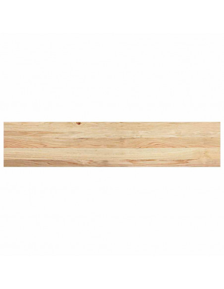 Gradini 16 pz 120x25x2 cm in Rovere Massello Non Trattato