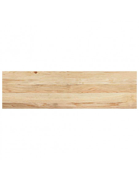 Gradini 12 pz 90x25x2 cm in Rovere Massello Non Trattato