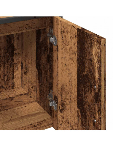 Mobile Lavabo Bagno Legno Antico 60x33x60 cm Legno Multistrato