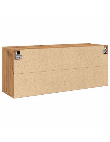 Mobile TV a Parete Rovere Artigianale 100x30x41 cm