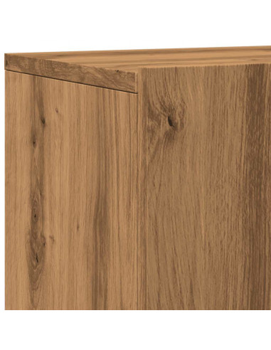 Mobile TV a Parete Rovere Artigianale 100x30x41 cm