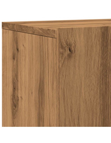 Mobile TV a Parete Rovere Artigianale 100x30x41 cm
